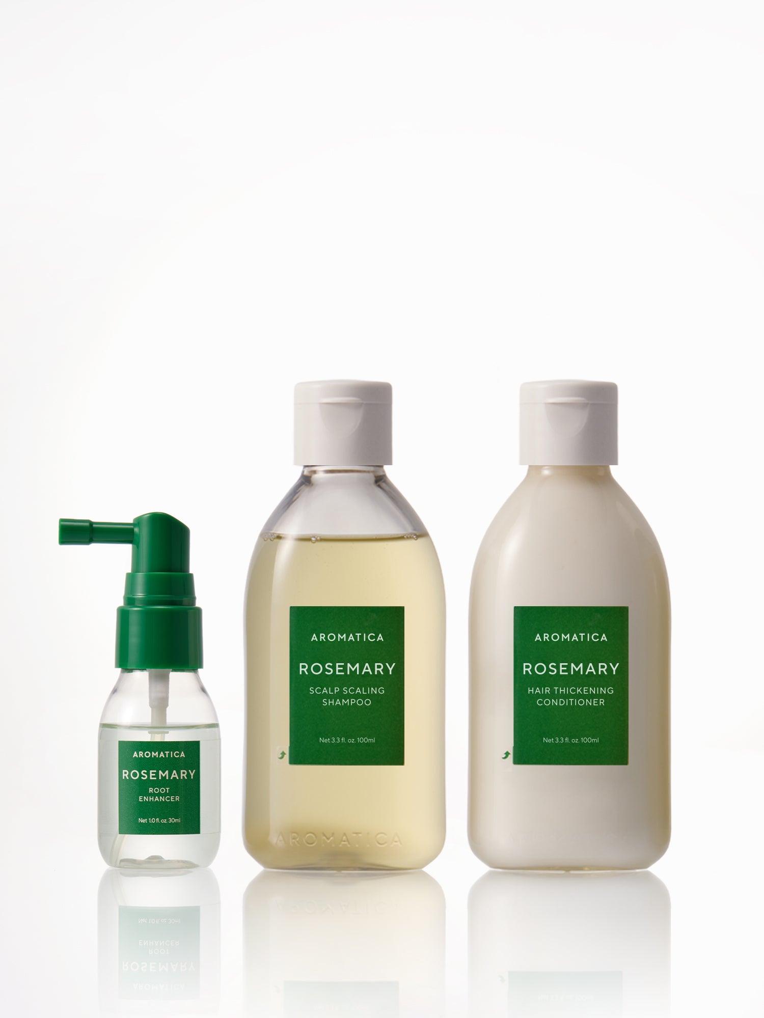 AROMATICA roremaryビタライジング セット Rosemary Hair Care Trial Set – AROMATICA Global