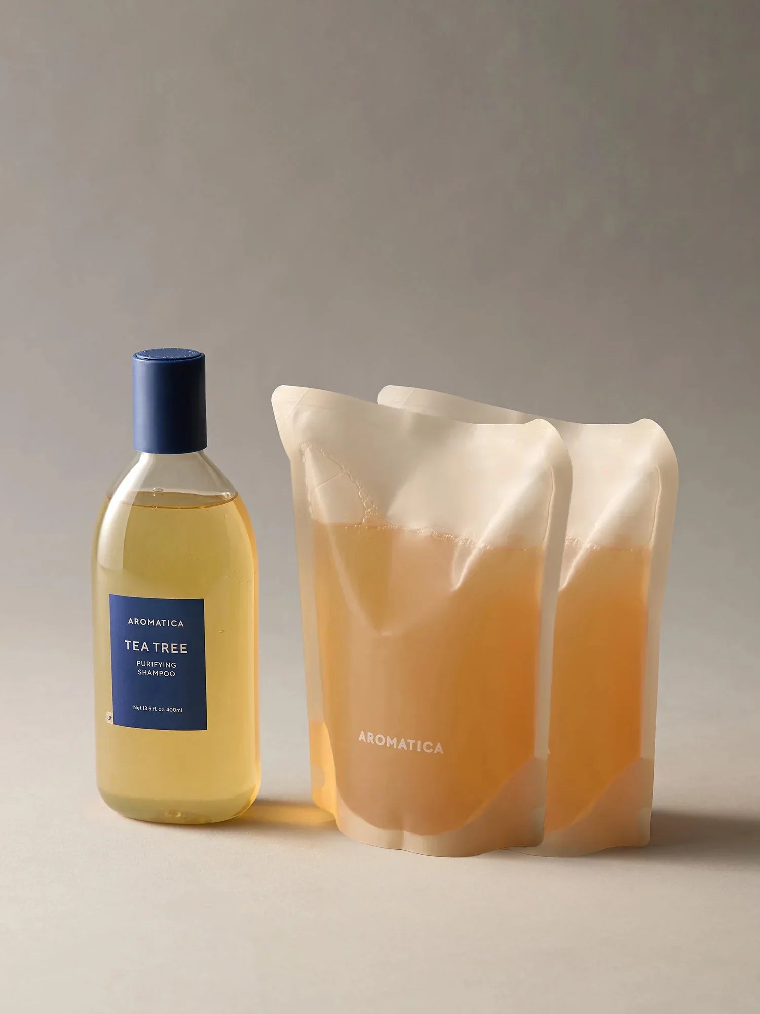 Tea Tree Purifying Shampoo 400ml & Refill 500ml x2