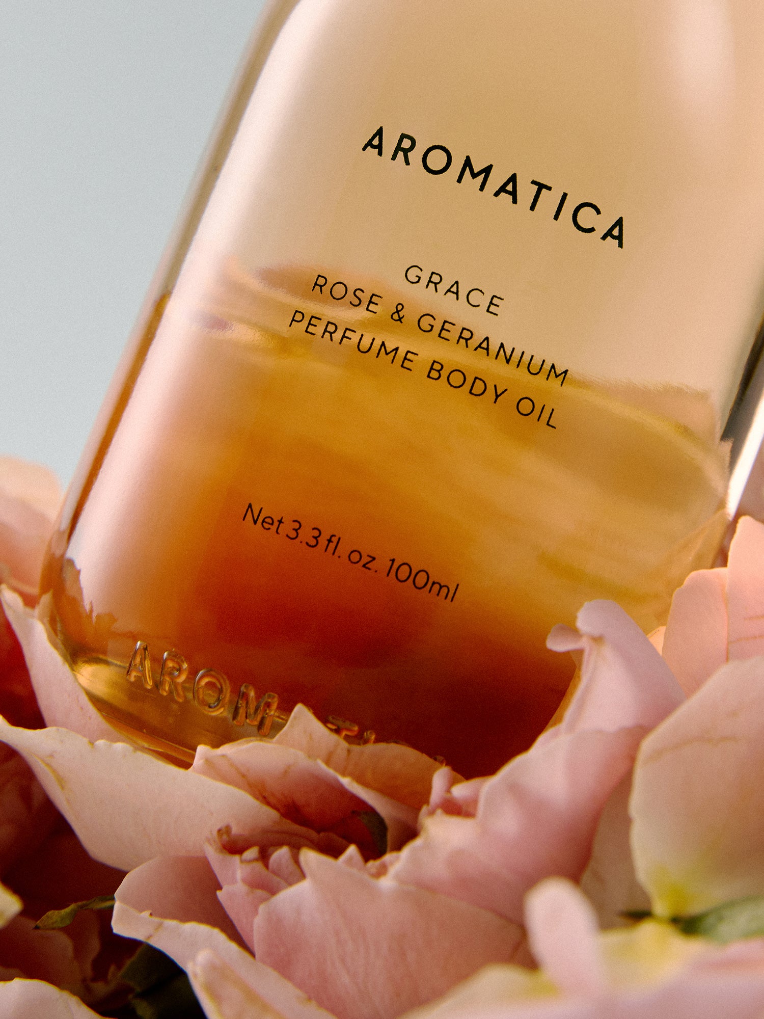 Grace Perfume Body Oil Rose & Geranium 100ml