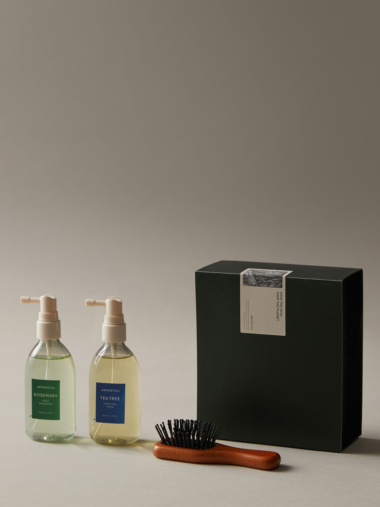 ヘアトニックデュオ＆木製ブラシセット