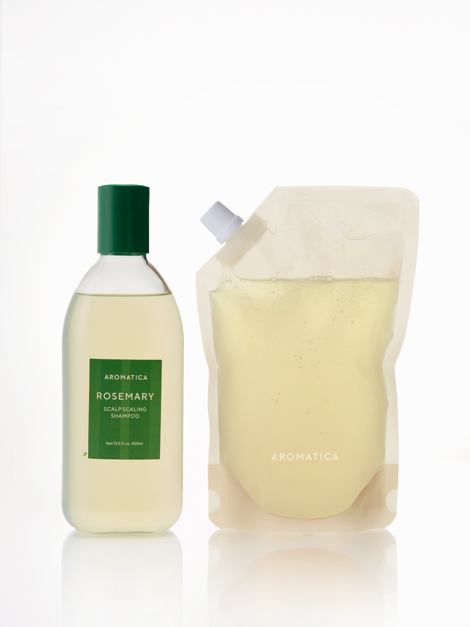 Rosemary Scalp Scaling Shampoo 400ml & Refill 500ml