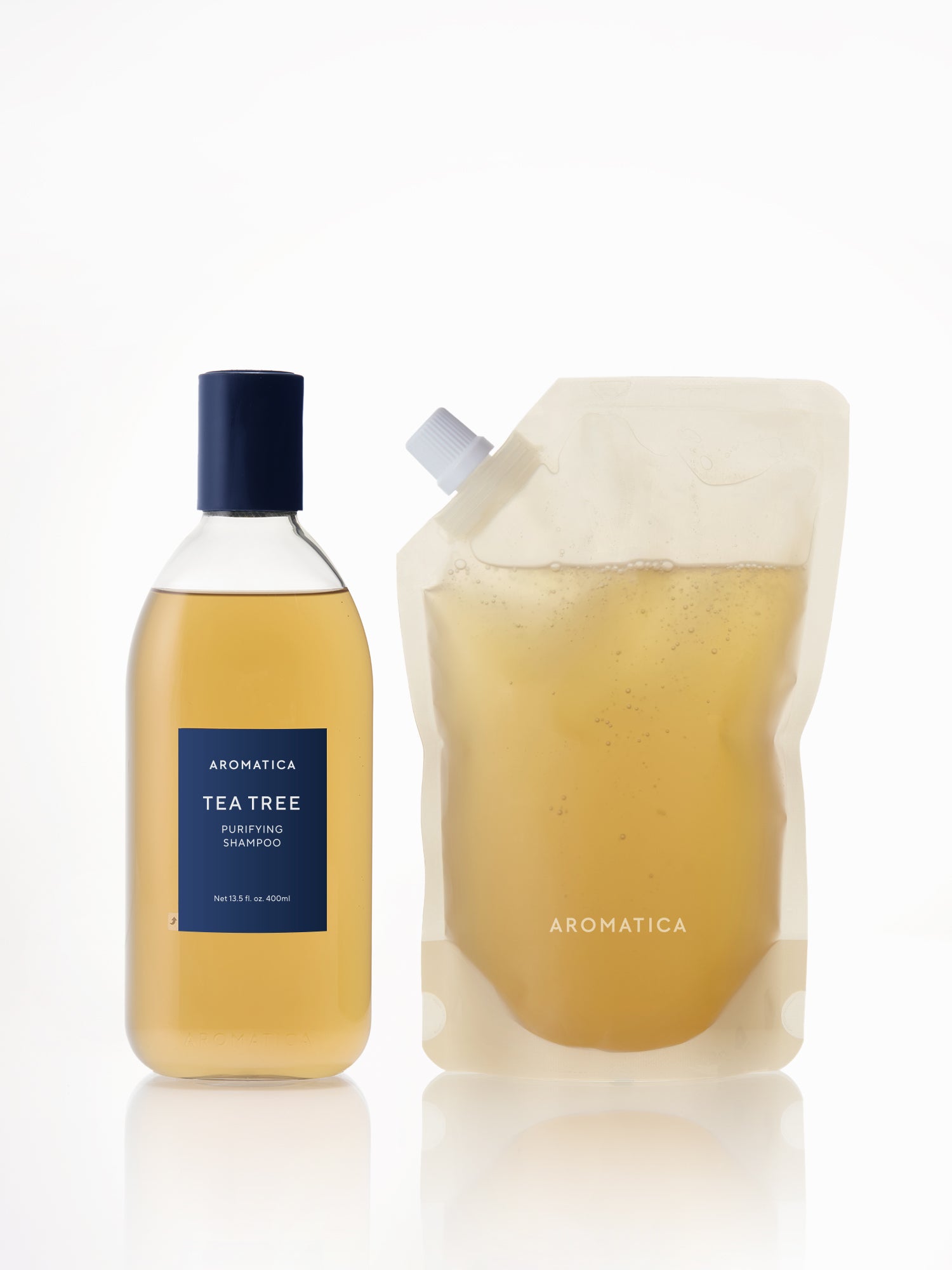 Tea Tree Purifying Shampoo 400ml & Refill 500ml