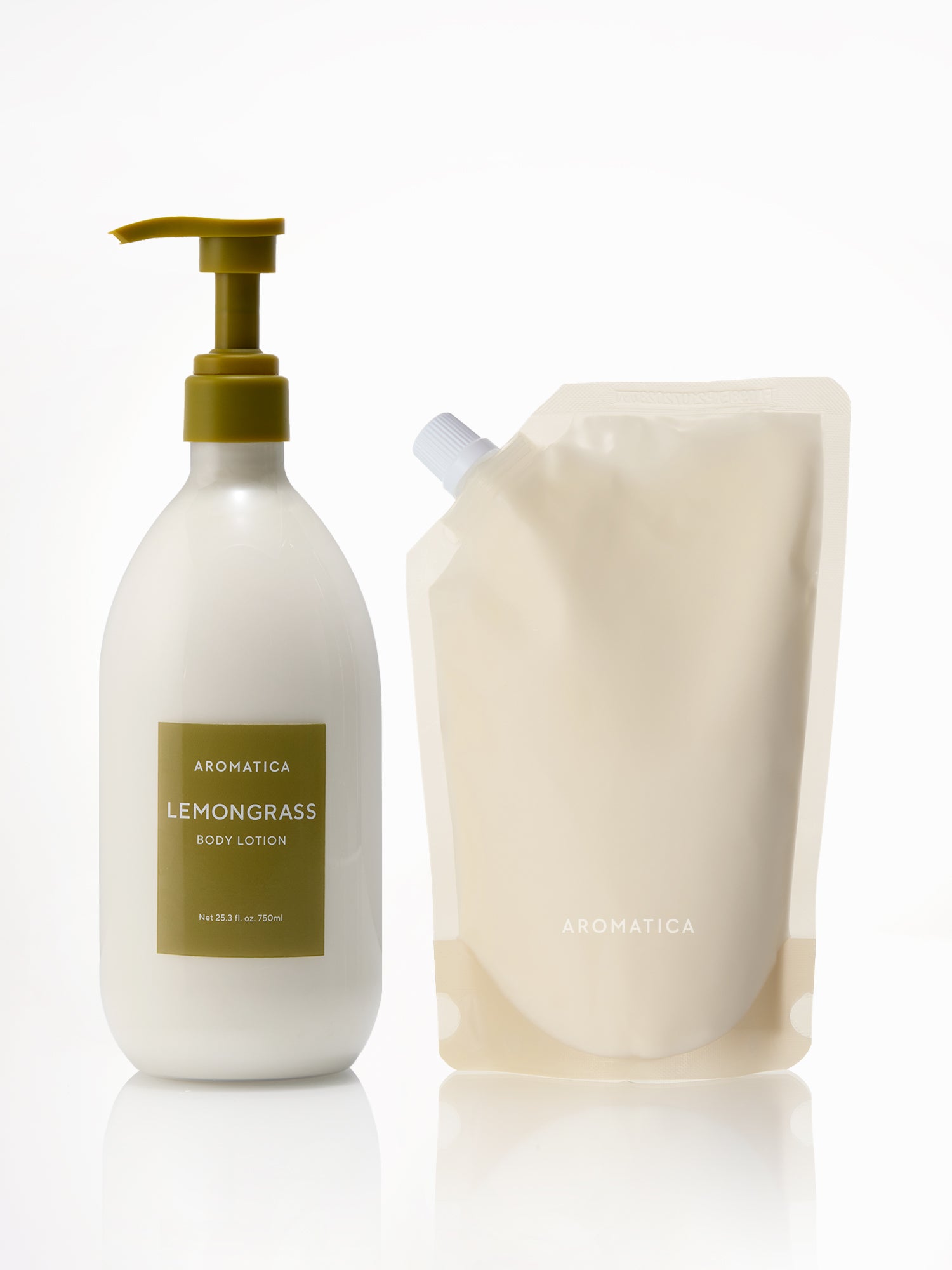 Lemongrass Body Lotion 750ml & Refill 500ml