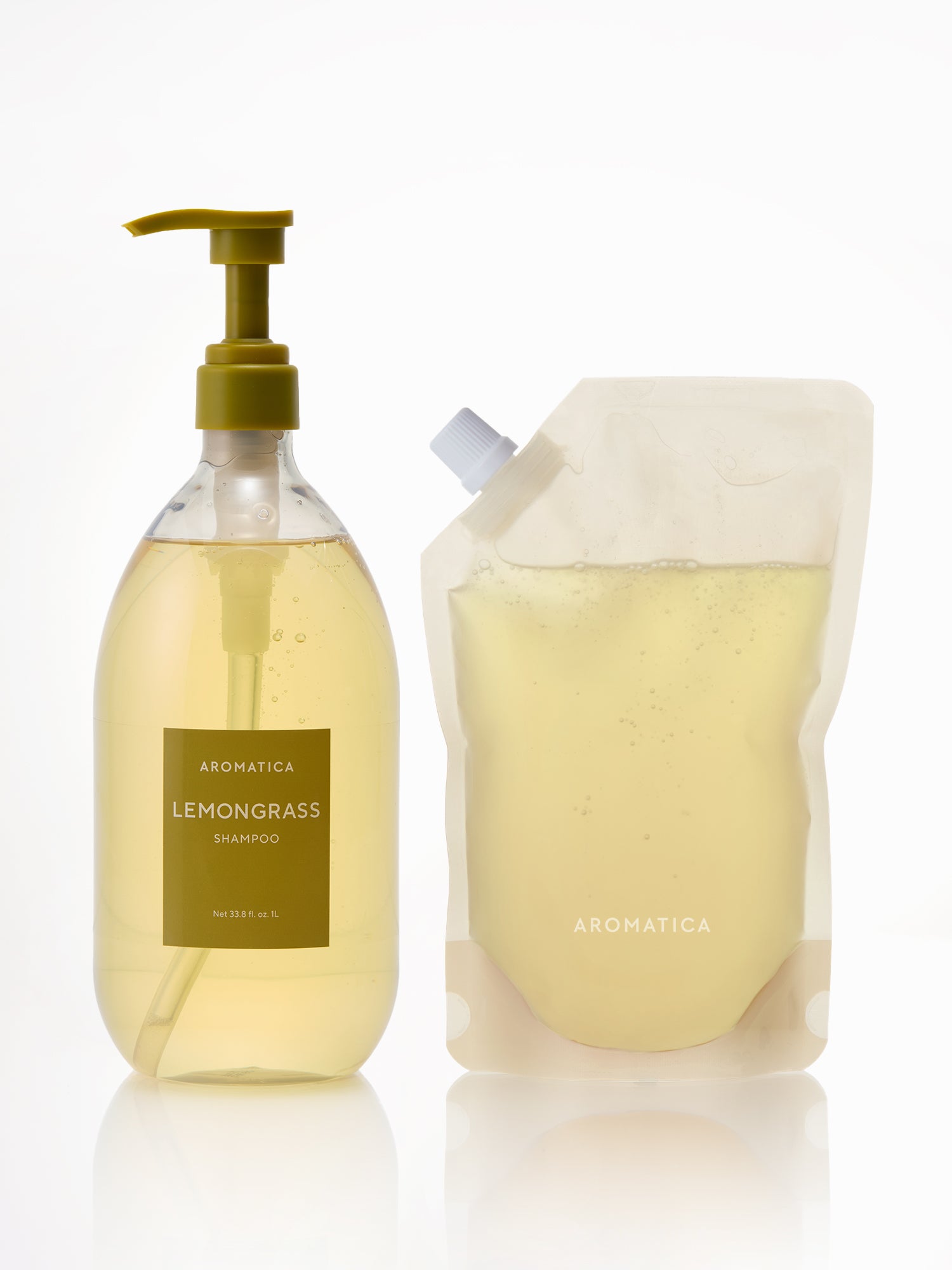 Lemongrass Hair Loss Care Shampoo 1L & Refill 500ml