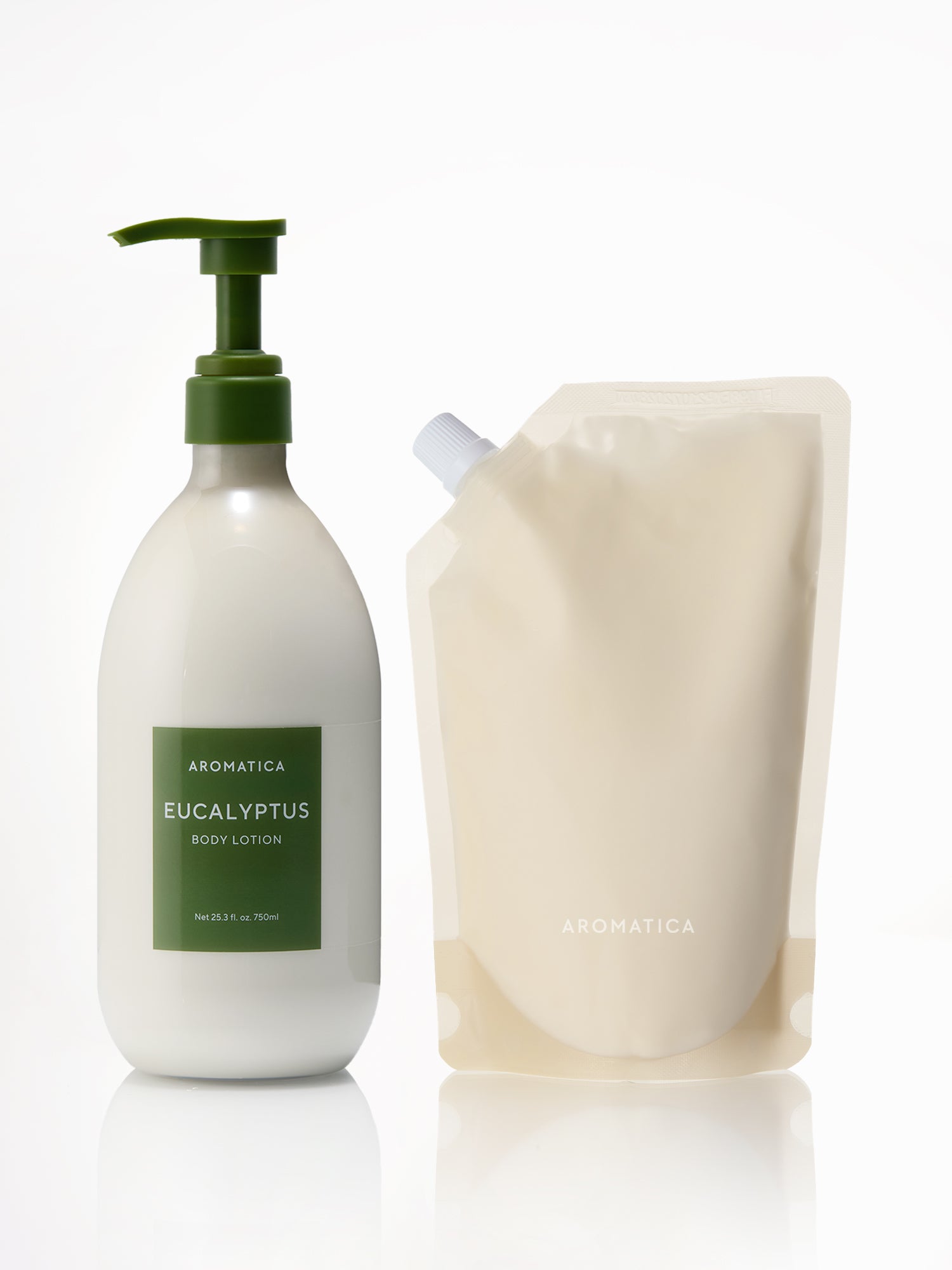 Eucalyptus Body Lotion 750ml & Refill 500ml