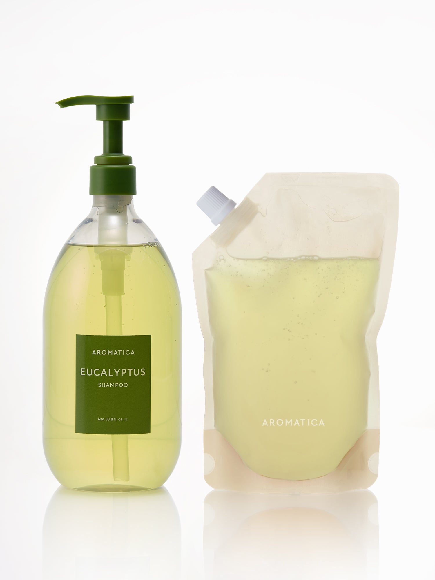 Eucalyptus Hair Loss Care Shampoo 1L & Refill 500ml