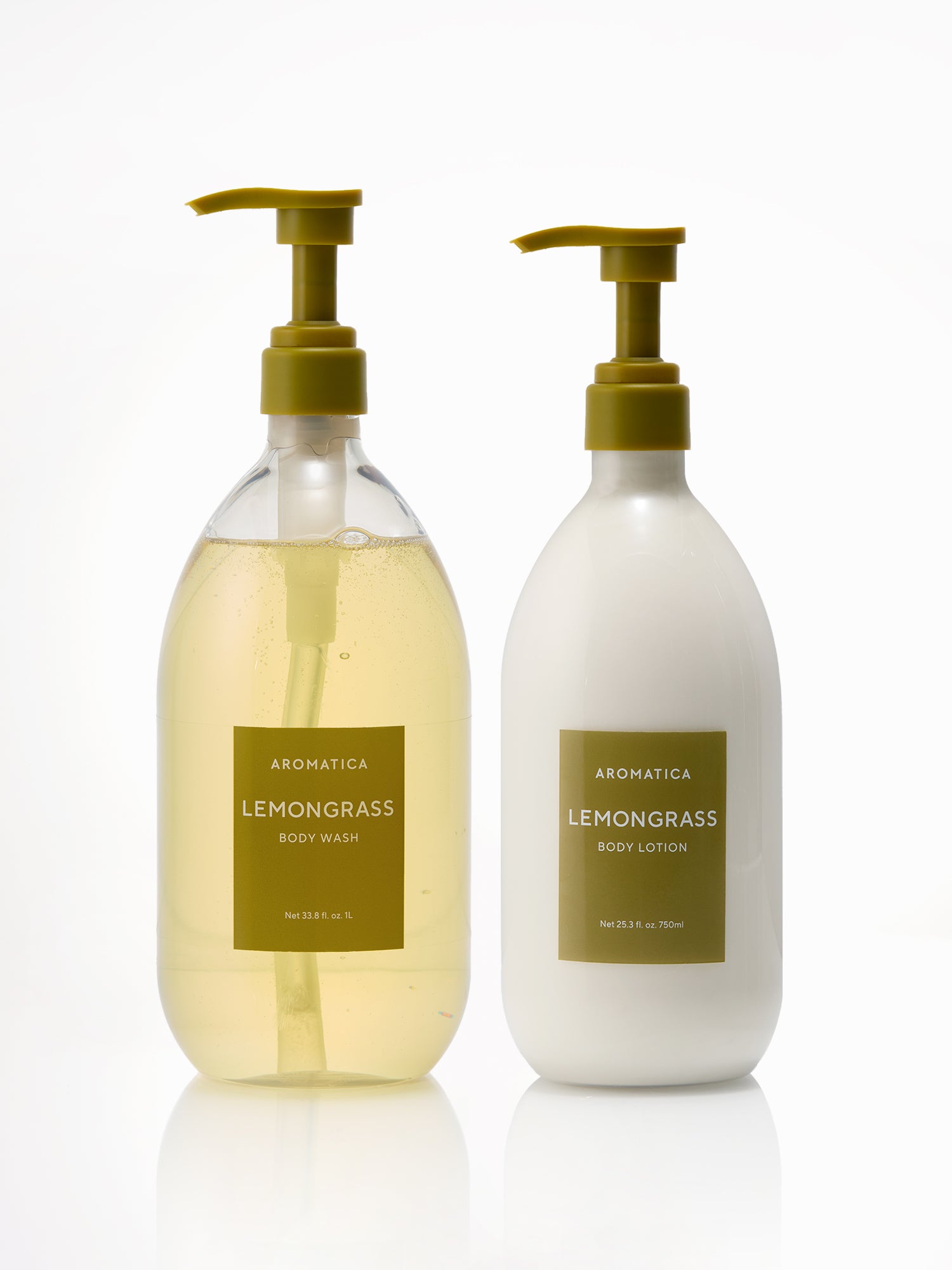 Lemongrass Body Wash 1L & Body Lotion 750ml Set