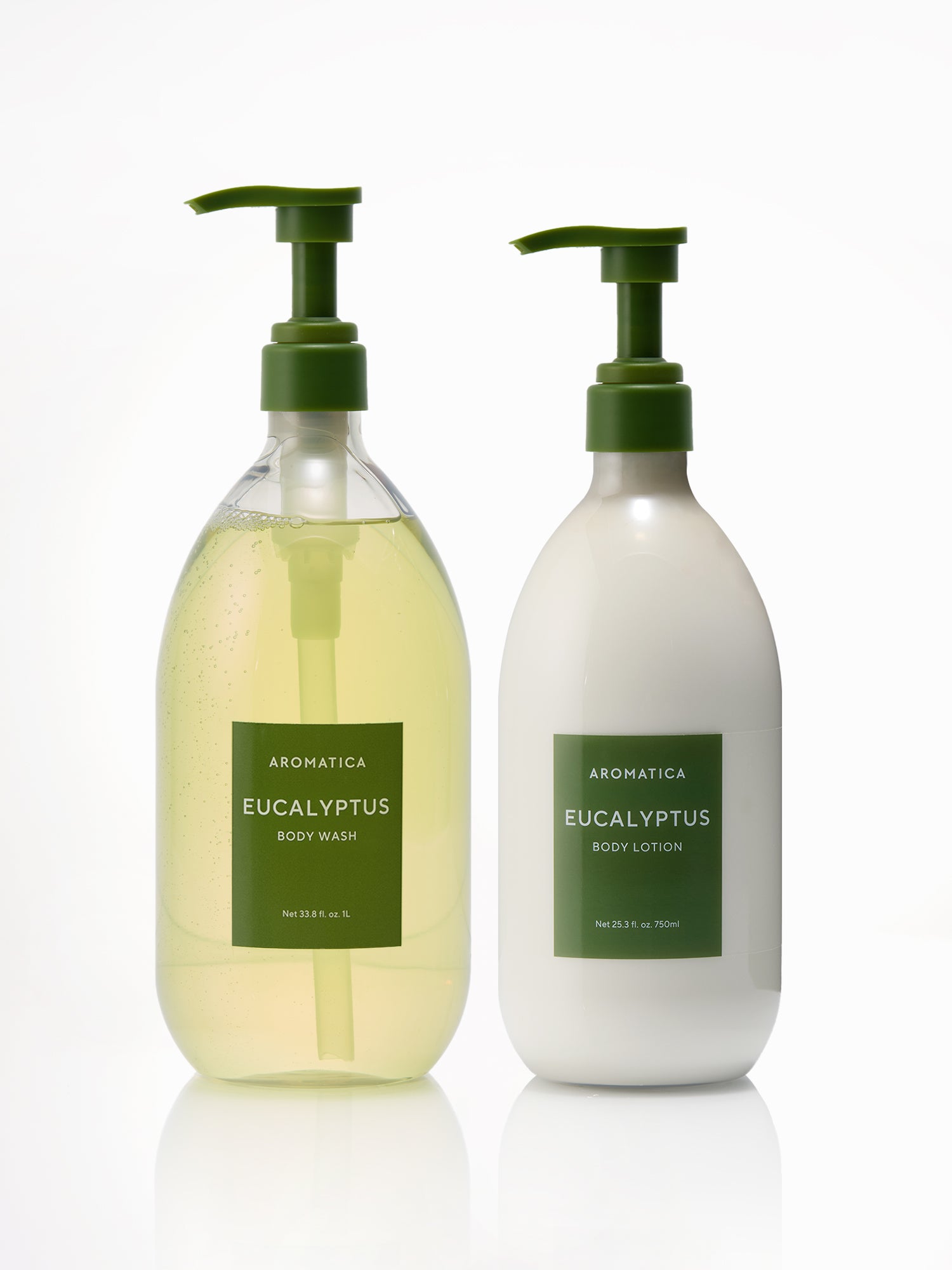 Eucalyptus Body Wash 1L & Body Lotion 750ml Set