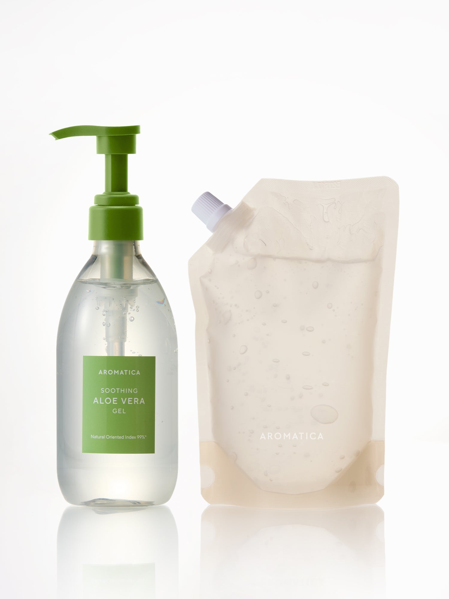 Soothing Aloe Vera Gel 500ml & Refill 500ml