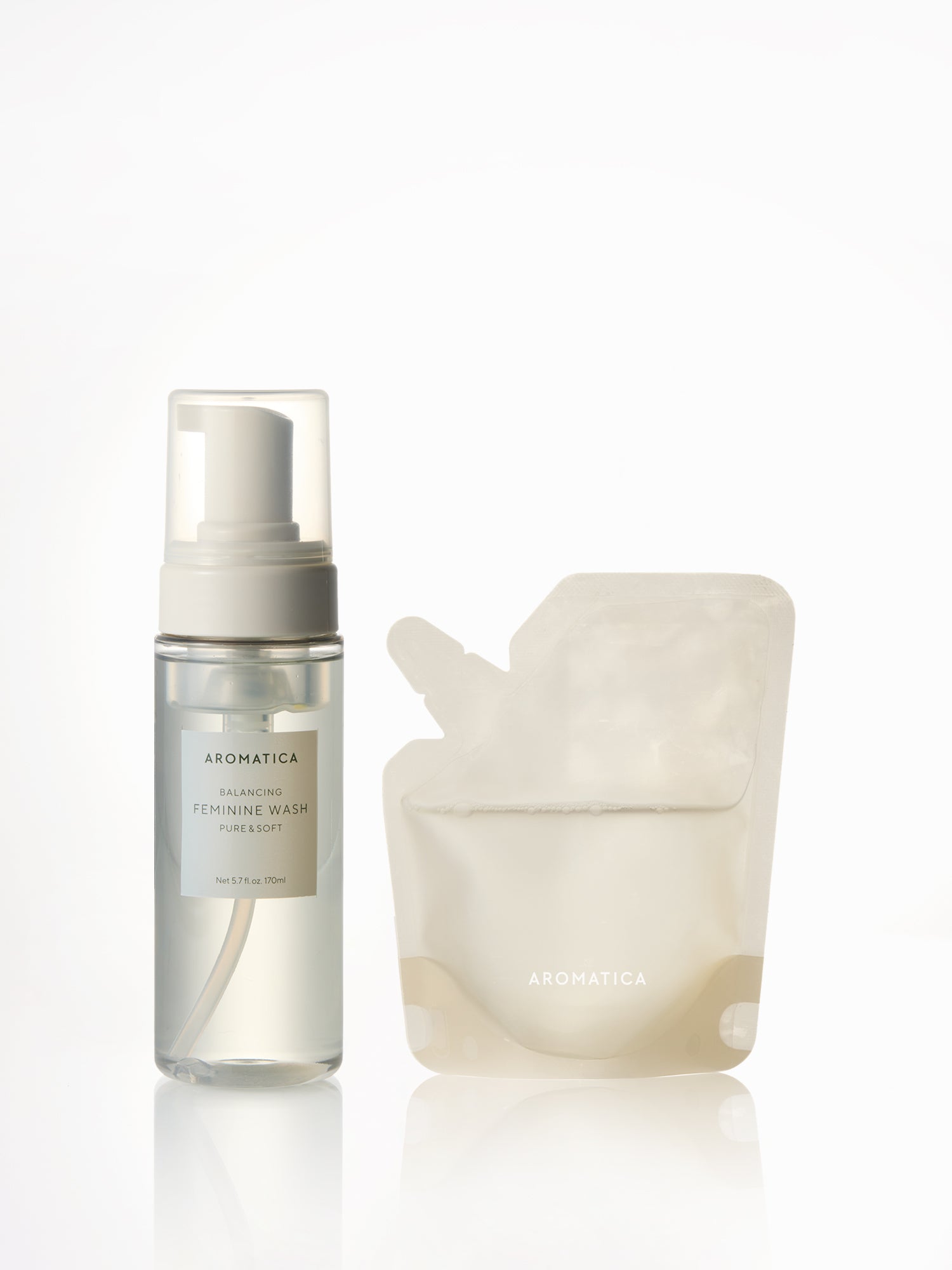 Pure & Soft Feminine Wash 170ml & Refill 100ml