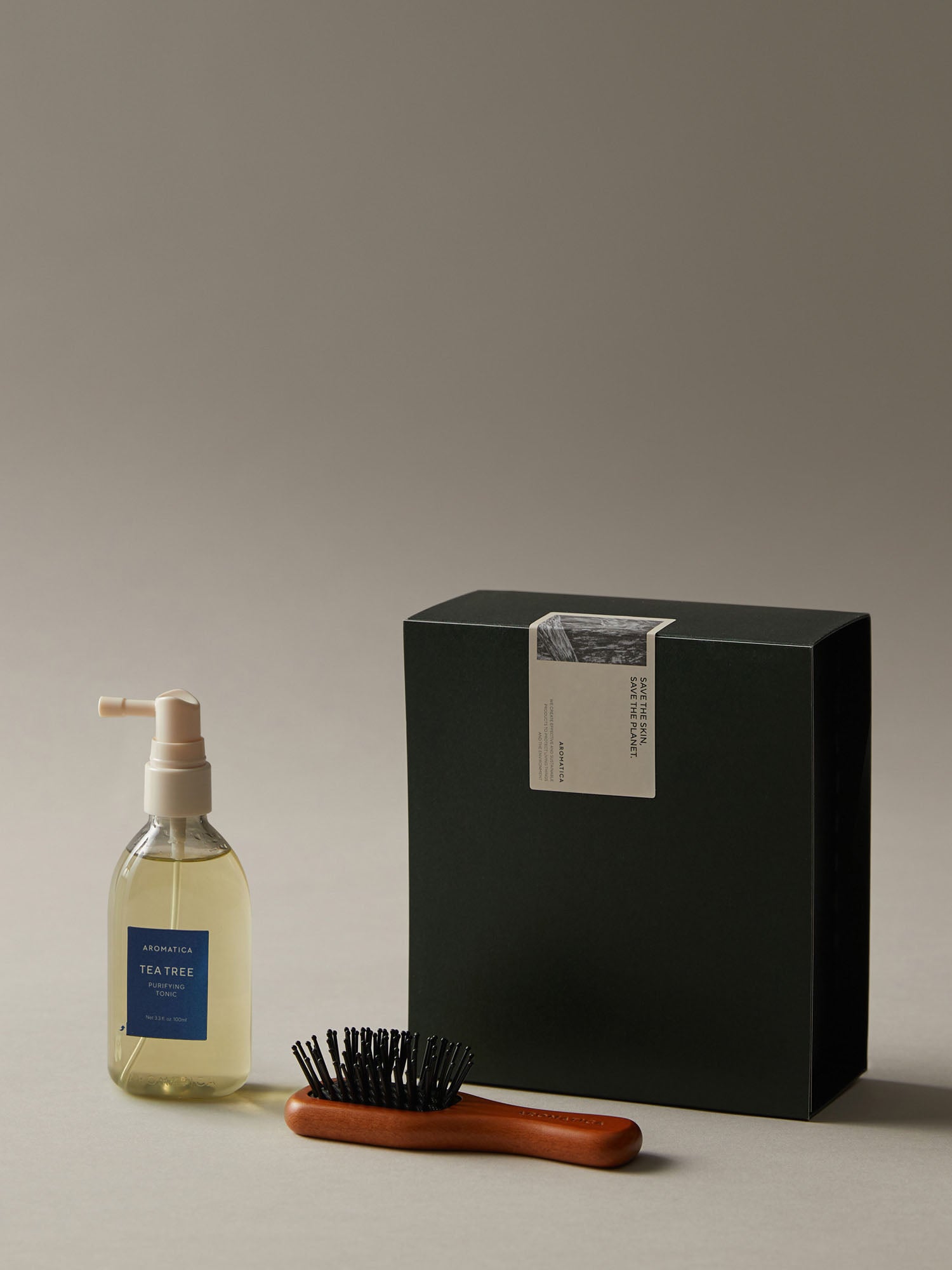 ティーツリー ピュリファイング トニック 100ml＆ウッドブラシ デュオ