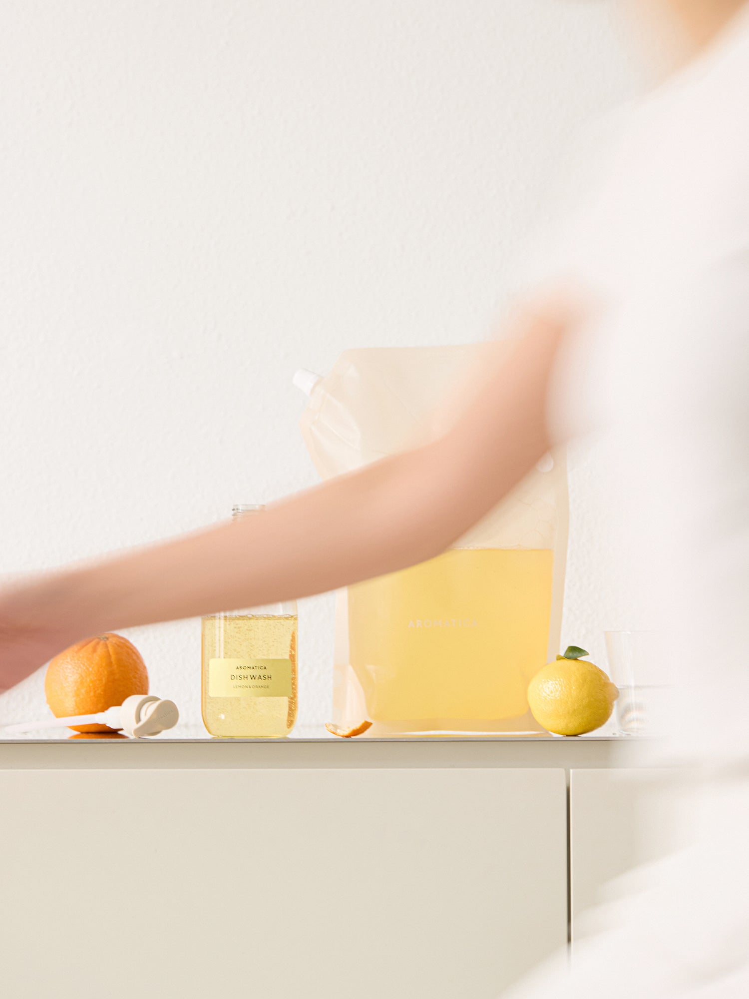 Dish Wash Lemon & Orange Refill 2L