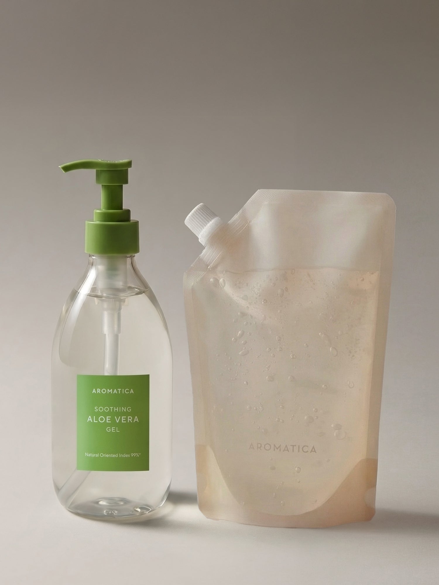 Soothing Aloe Vera Gel 500ml & Refill 500ml