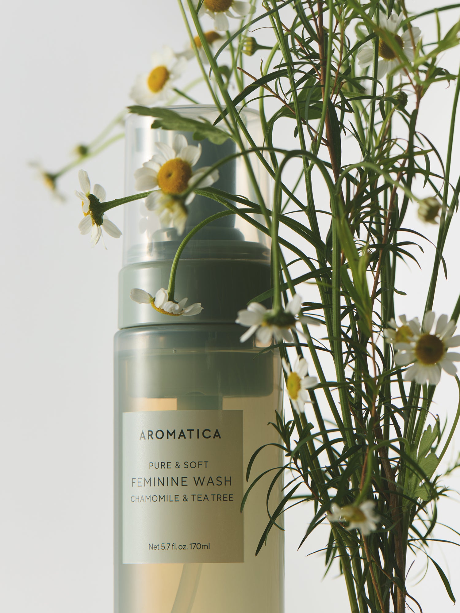 Pure & Soft Feminine Wash Chamomile & Tea Tree 170ml